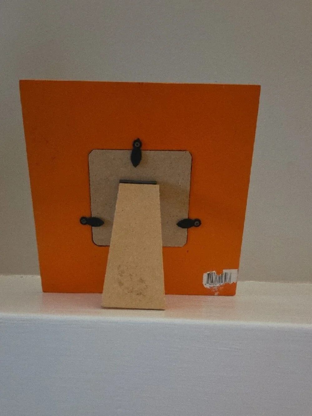 Orange Decorative Photo Frame with Gem Accents
